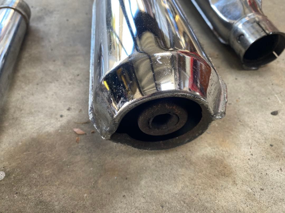 cb250セニア、エクスポート純正マフラー