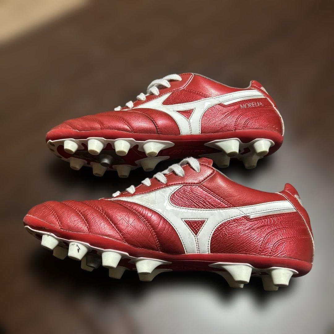 Mizuno Morelia レッド/ホワイト　モレリアエリート