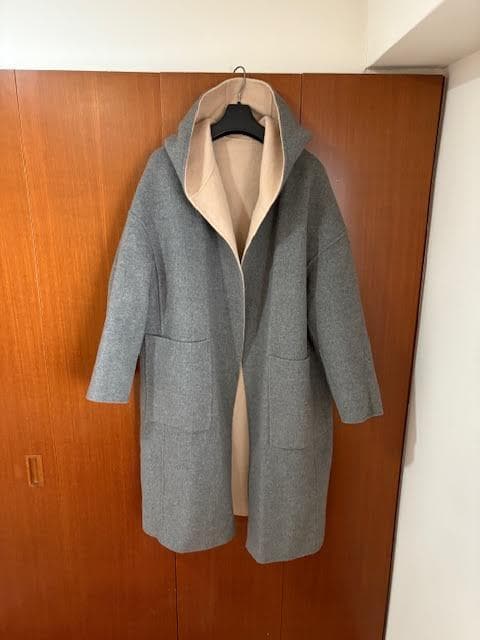 ADORE カシミア混 リバーシブル コート 36