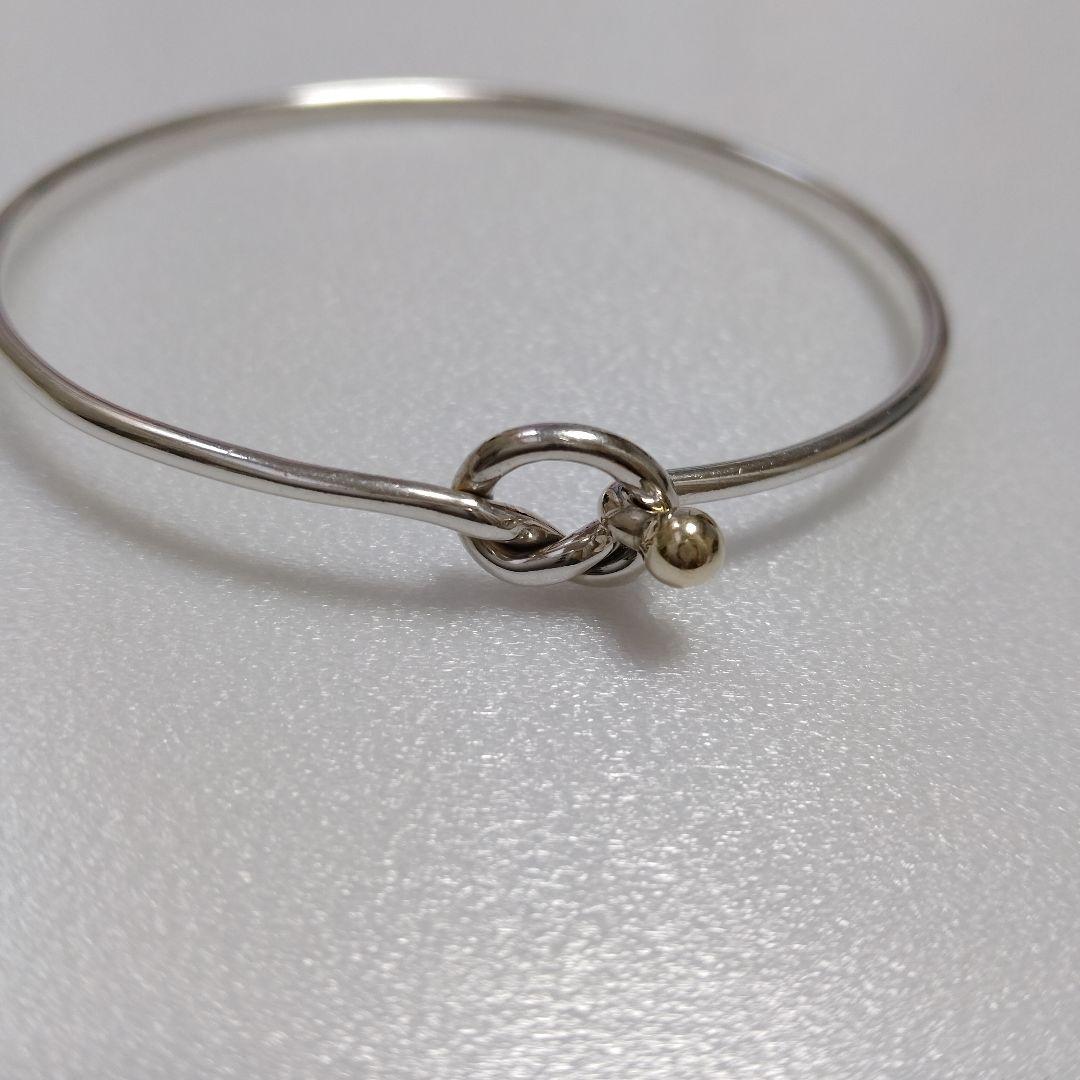 専用ですティファニー フック＆アイ ラブノット バングル コンビ 925×750