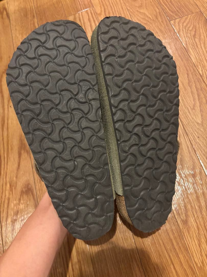 ビルケンシュトック ボストン スウェード カーキ 42