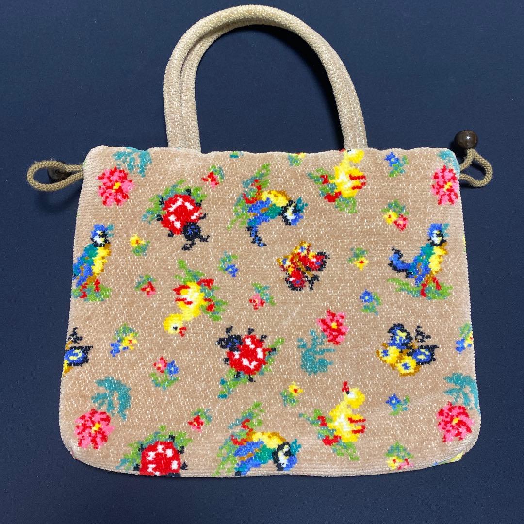 ハイジ サファリベージュ 手付き巾着 FEILER フェイラー バッグ