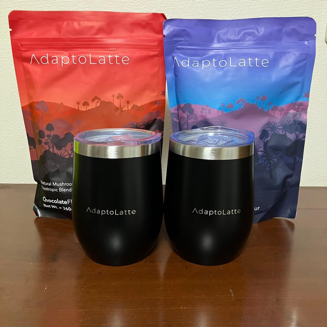 アダプトラテ（オリジナル・デカフェ）2点セット　専用マグカップ2個付き