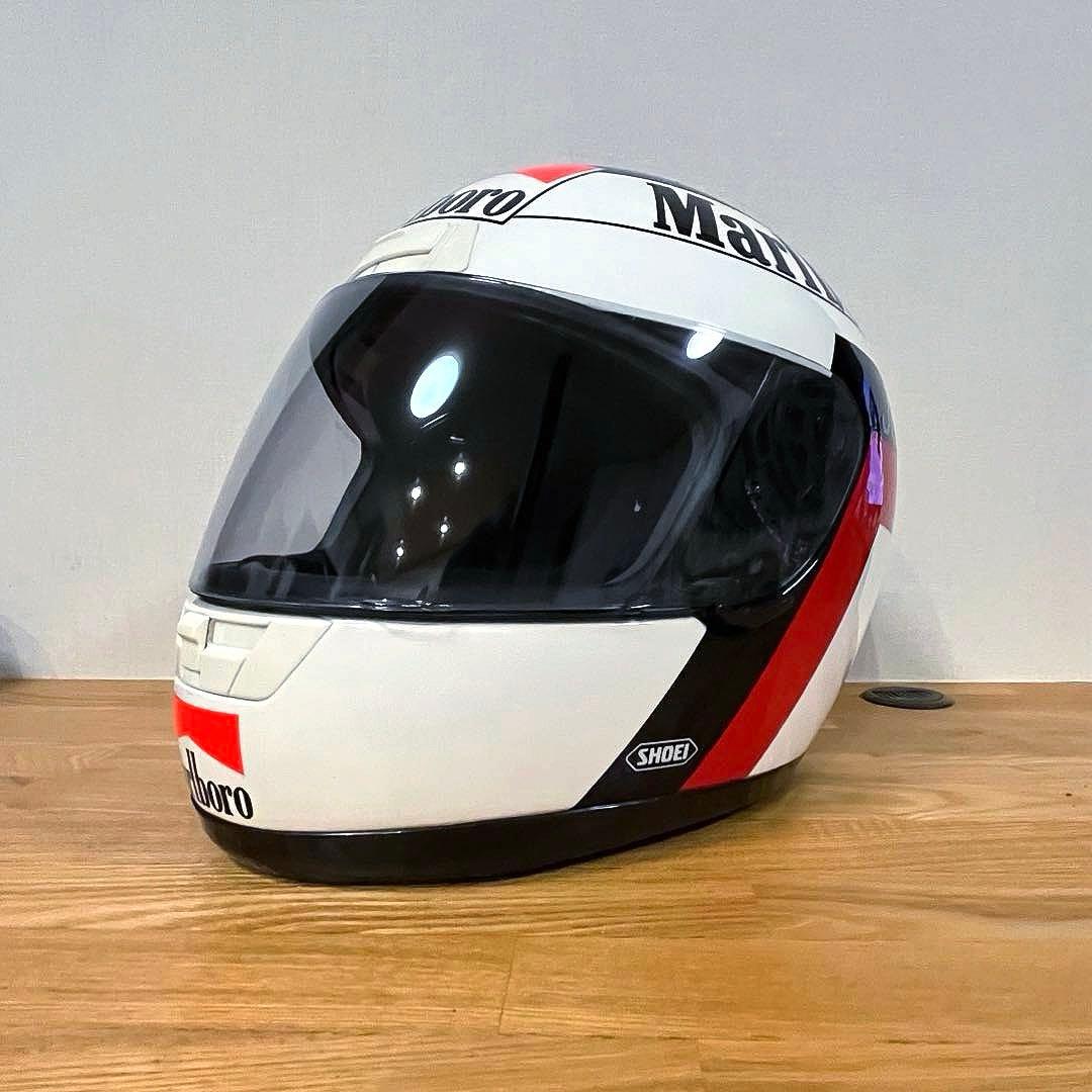 【ヘルメット レプリカ 希少】ジャンアレジ SHOEI マルボロロゴ仕様