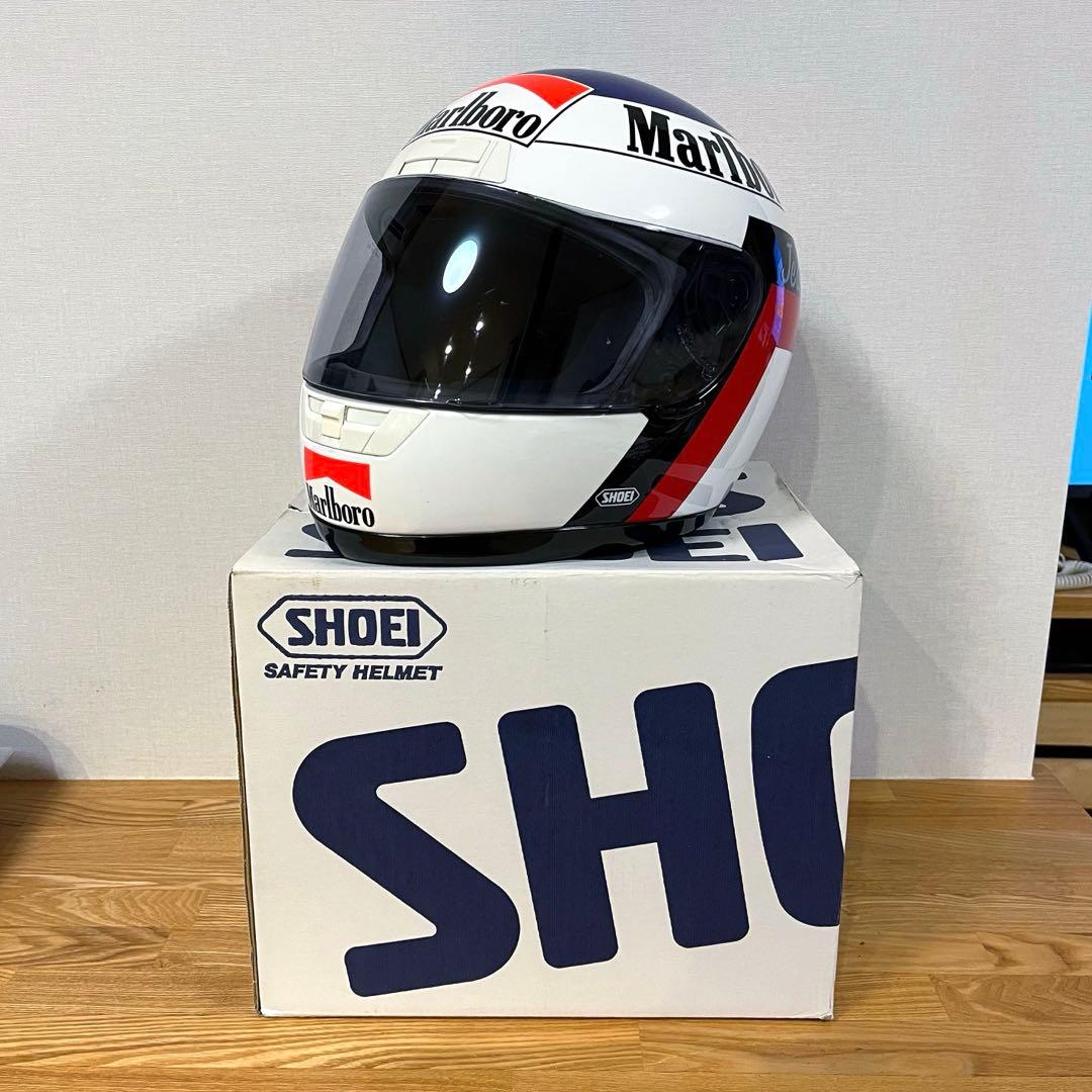 【ヘルメット レプリカ 希少】ジャンアレジ SHOEI マルボロロゴ仕様