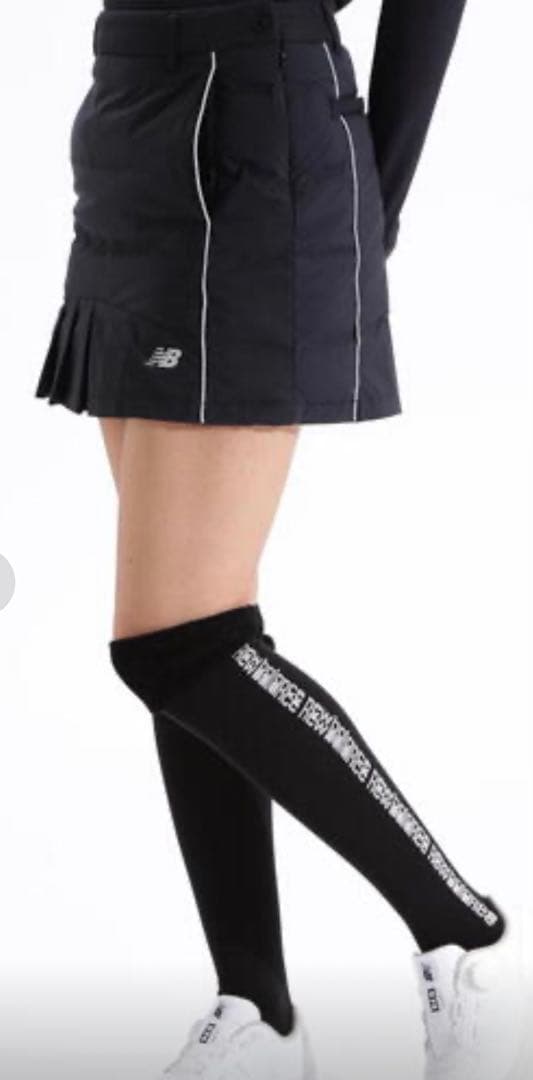 ニューバランスゴルフ　スカート　中綿　ダウン　黒　１ M