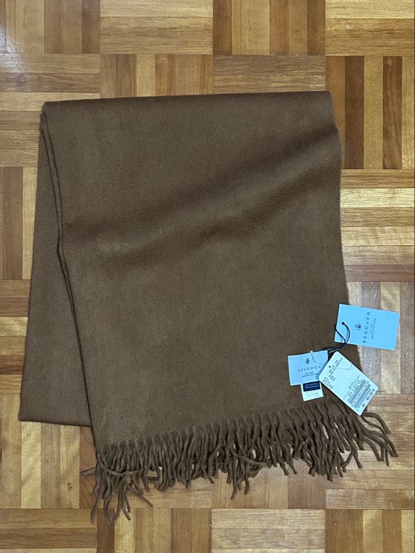 新品　BEGG&CO. カシミヤストール