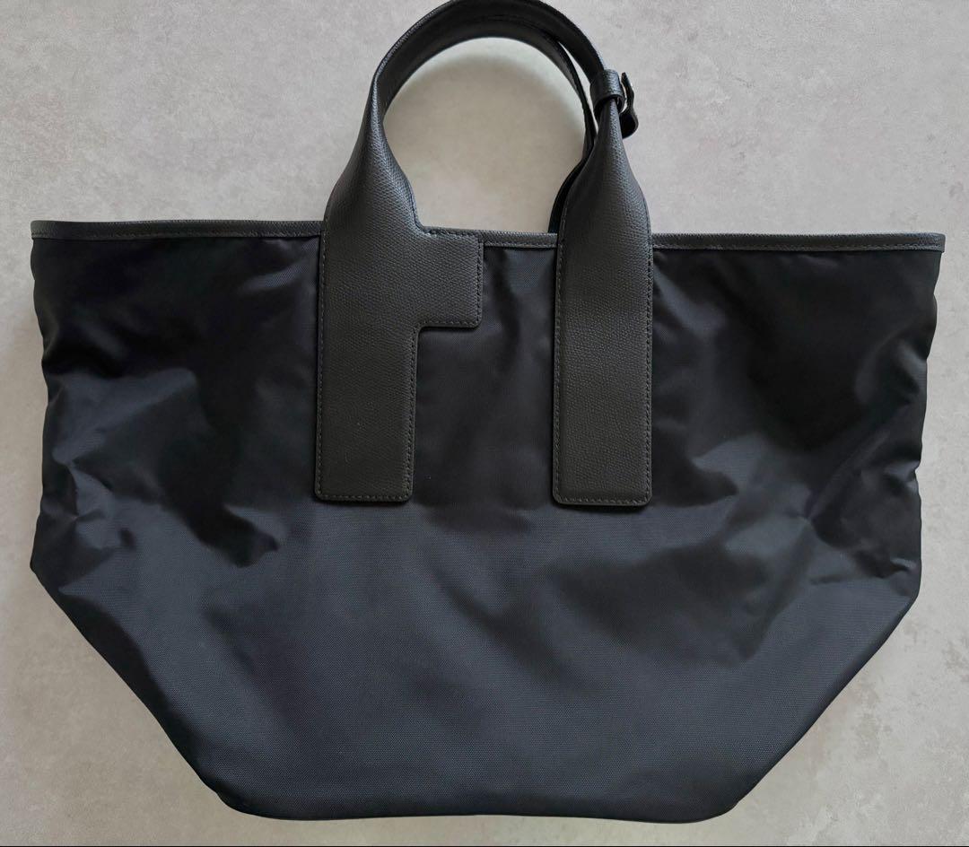 FURLA PIUMA フルラ ナイロン トートバッグ L ブラック