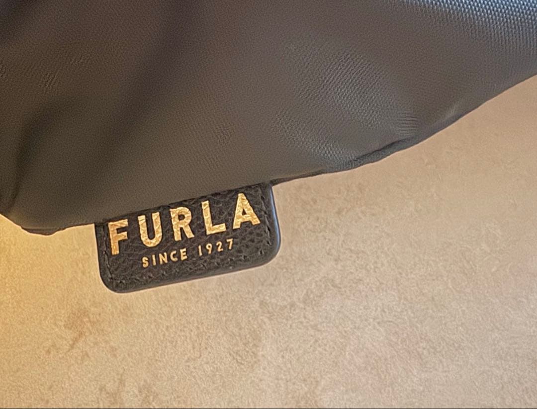 FURLA PIUMA フルラ ナイロン トートバッグ L ブラック