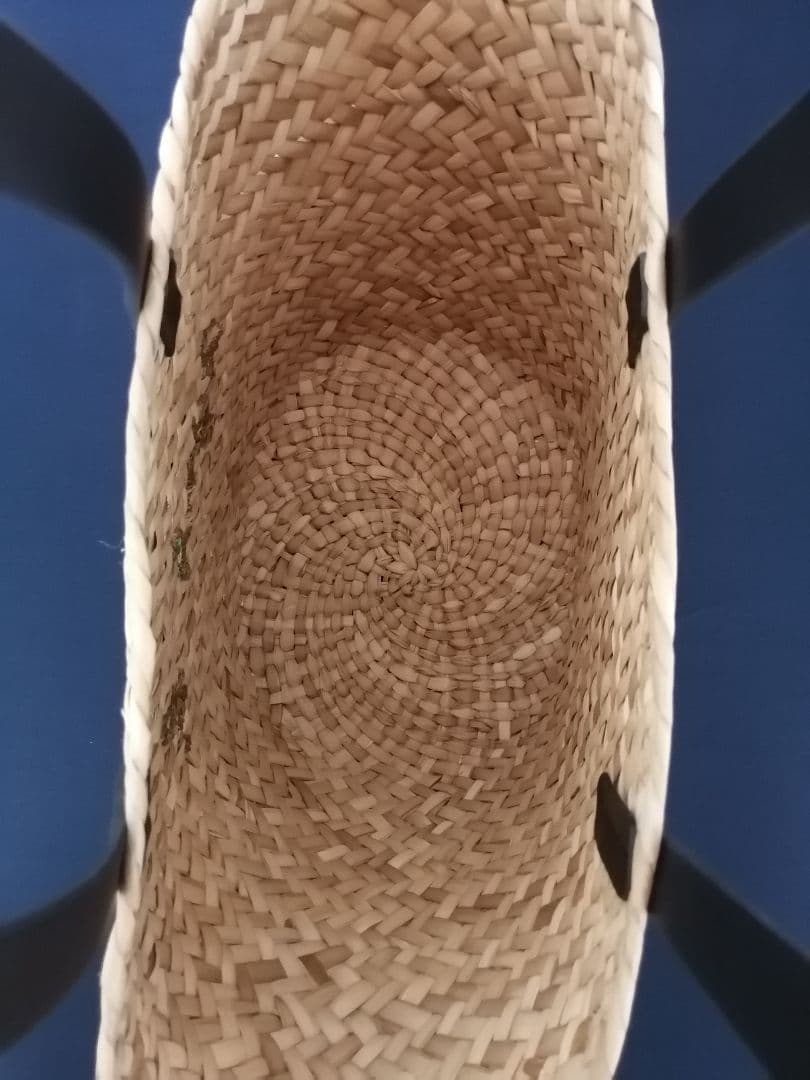 【新品・未使用】agnes b. アニエスベー かごバッグ ロゴ刺繍 巾着付き