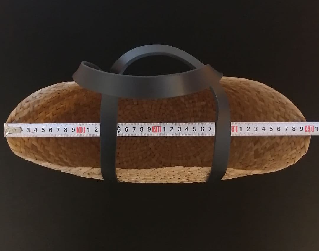 【新品・未使用】agnes b. アニエスベー かごバッグ ロゴ刺繍 巾着付き