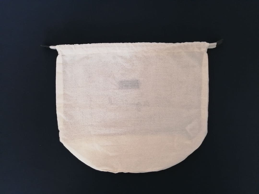 【新品・未使用】agnes b. アニエスベー かごバッグ ロゴ刺繍 巾着付き