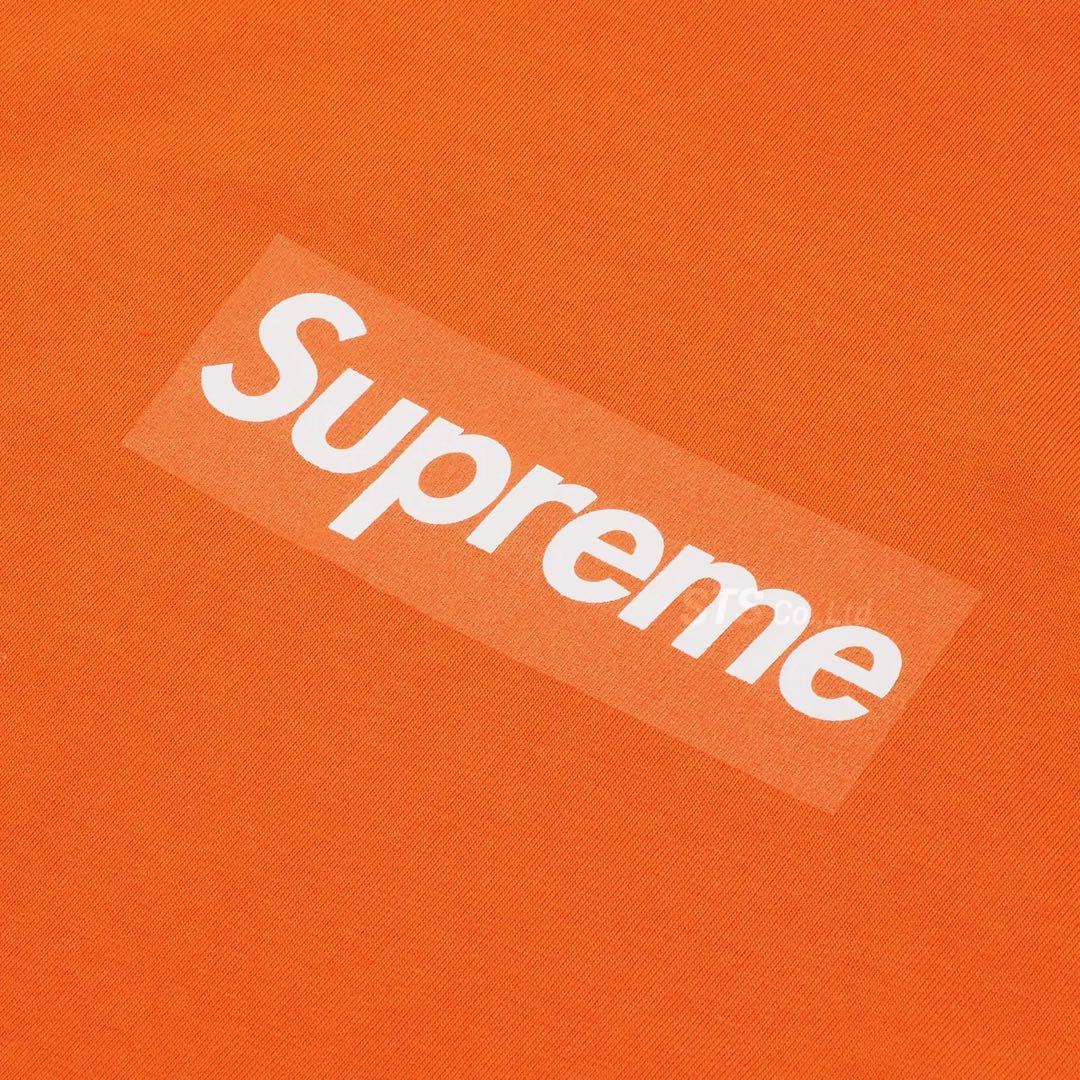 b*k様 supreme Box Logo L/S Tee orange L