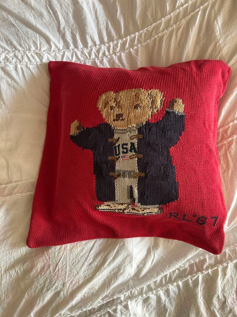 超レア！Ralph Lauren ラルフローレン　ポロベア　クッションカバー