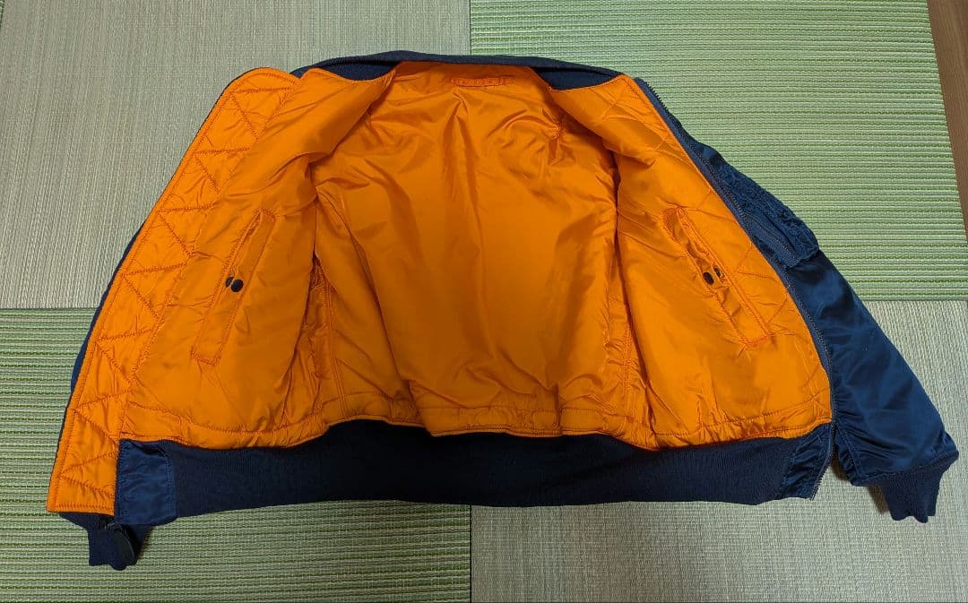 【90年代 ヴィンテージ USA製】アルファインダストリーズ MA-1 ネイビー