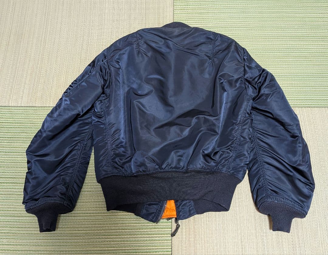 【90年代 ヴィンテージ USA製】アルファインダストリーズ MA-1 ネイビー