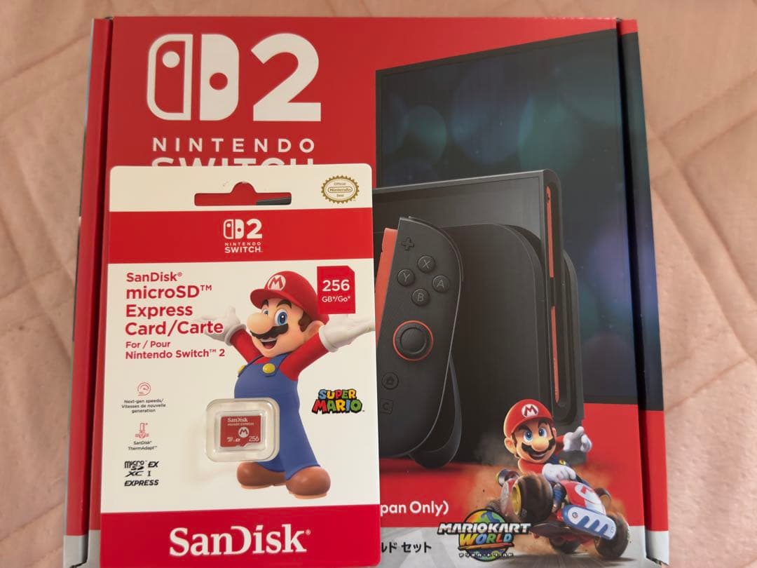 SWITCH2(日本語・国内専用)本体 sdカード256gb SanDisk製