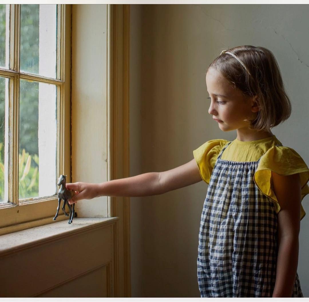 Soor Ploom＊ソーアプルーム＊ギンガム＊Ines Romper＊6y