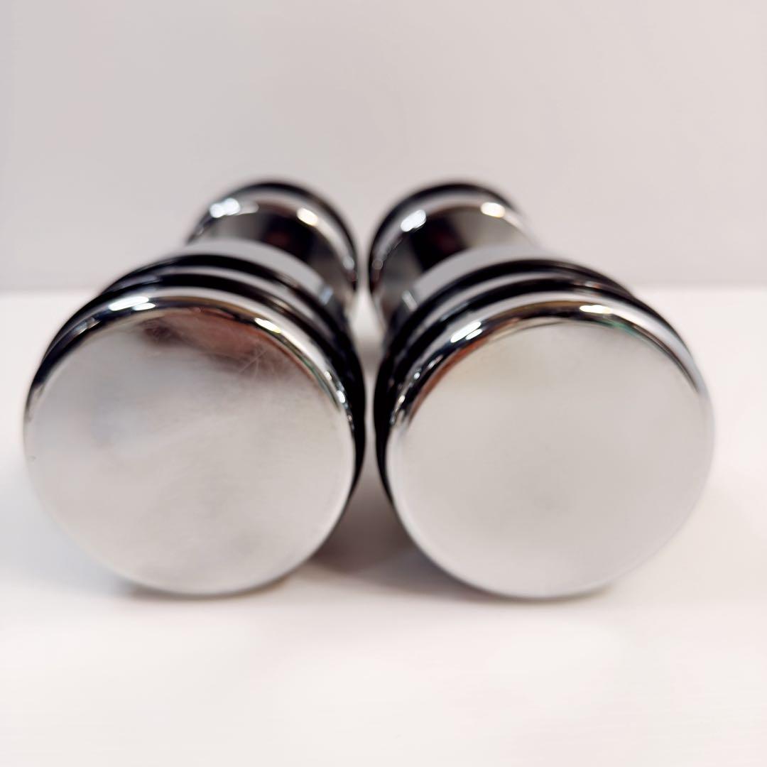 Northdeer　可変式スチール製　10kg　ダンベル　2個セット　鏡面仕上げ