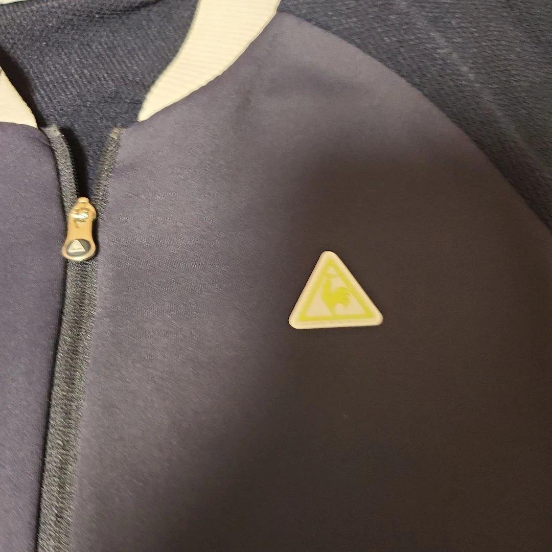 ルコックスポルティフゴルフのネイビーとホワイトのゴルフウェアセットと帽子おまけ