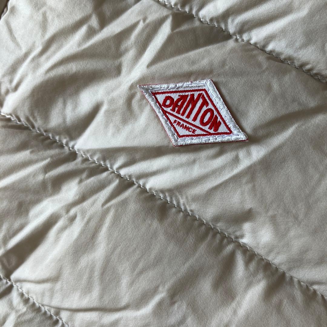 DANTON☆美品☆インナーダウンベストMサイズ　 OYSTER WH ITE