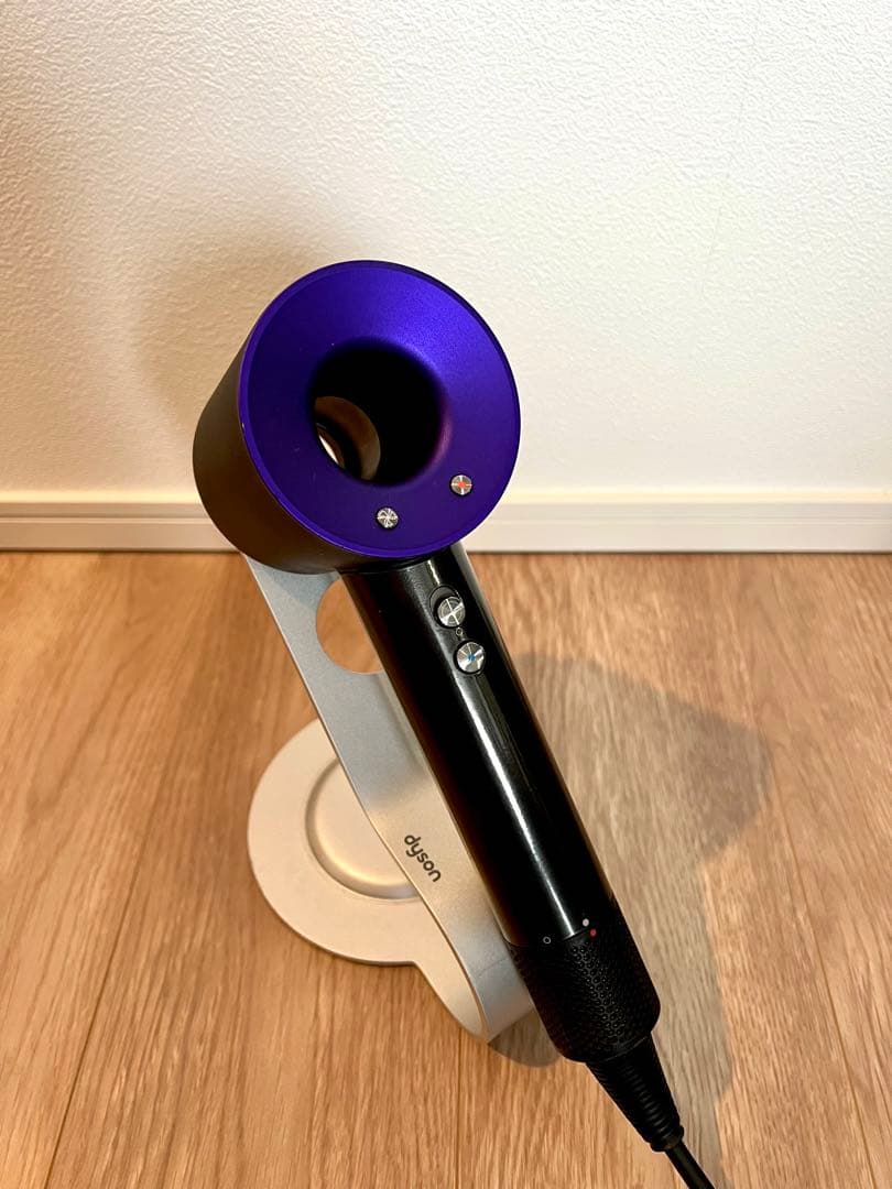 動作良好　Dyson HD01 ドライヤー パープル　付属品・収納ケース付き