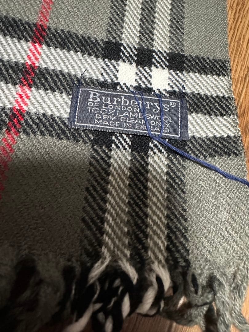 バーバリーマフラー　新品　未使用 英国製