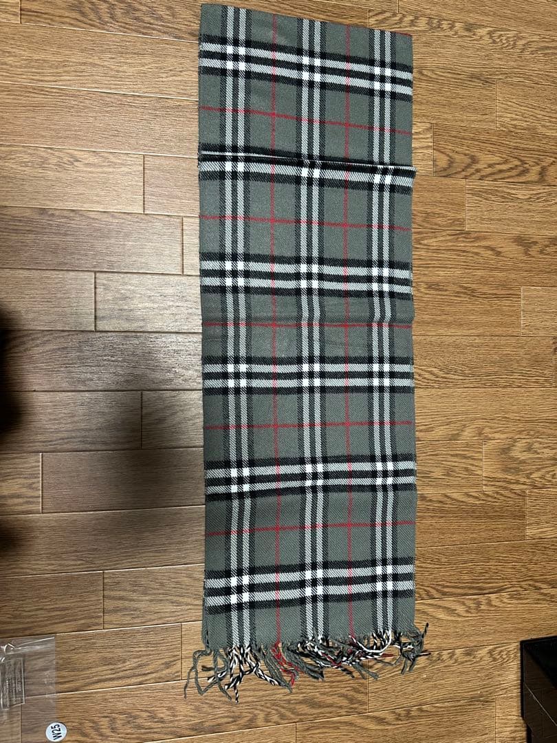 バーバリーマフラー　新品　未使用 英国製