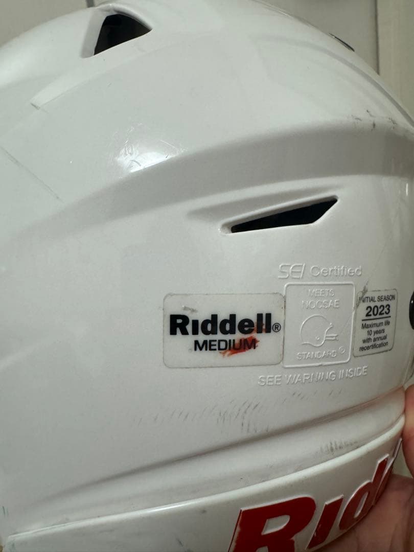 Riddell スピードフレックス アメリカンフットボールヘルメット ホワイト
