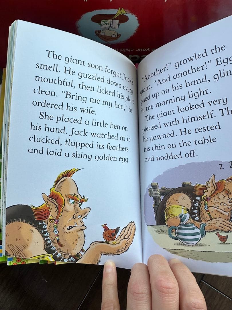 英語の童話セット（ジャックと豆の木、プス・イン・ブーツ等）