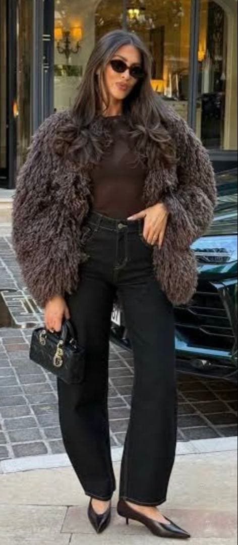 ●ZARA●ザラ●zwcollection●フェイクファーコート●S