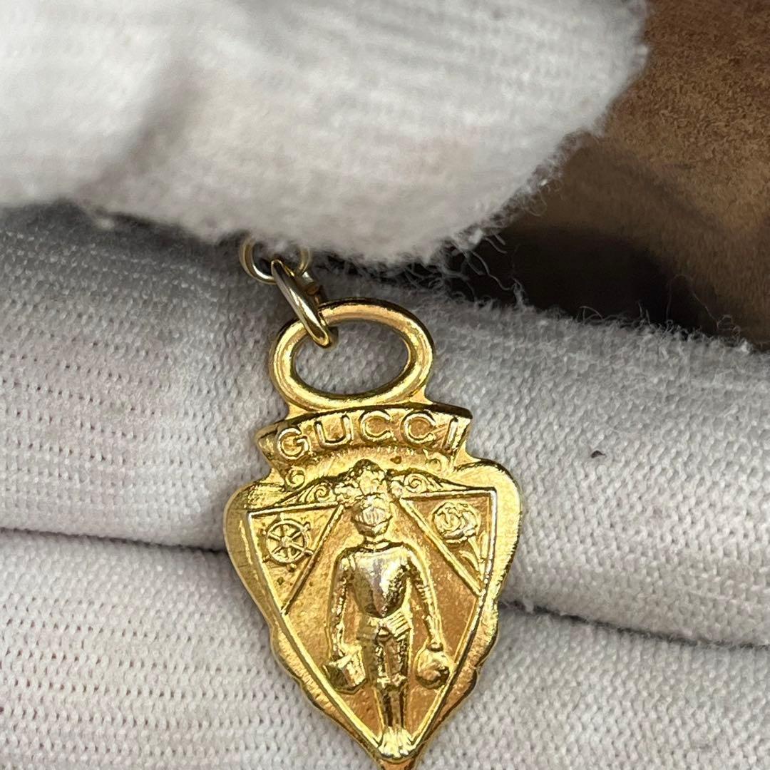 【美品】GUCCI ショルダーバッグ 斜めがけ インターロッキング レザー 茶色