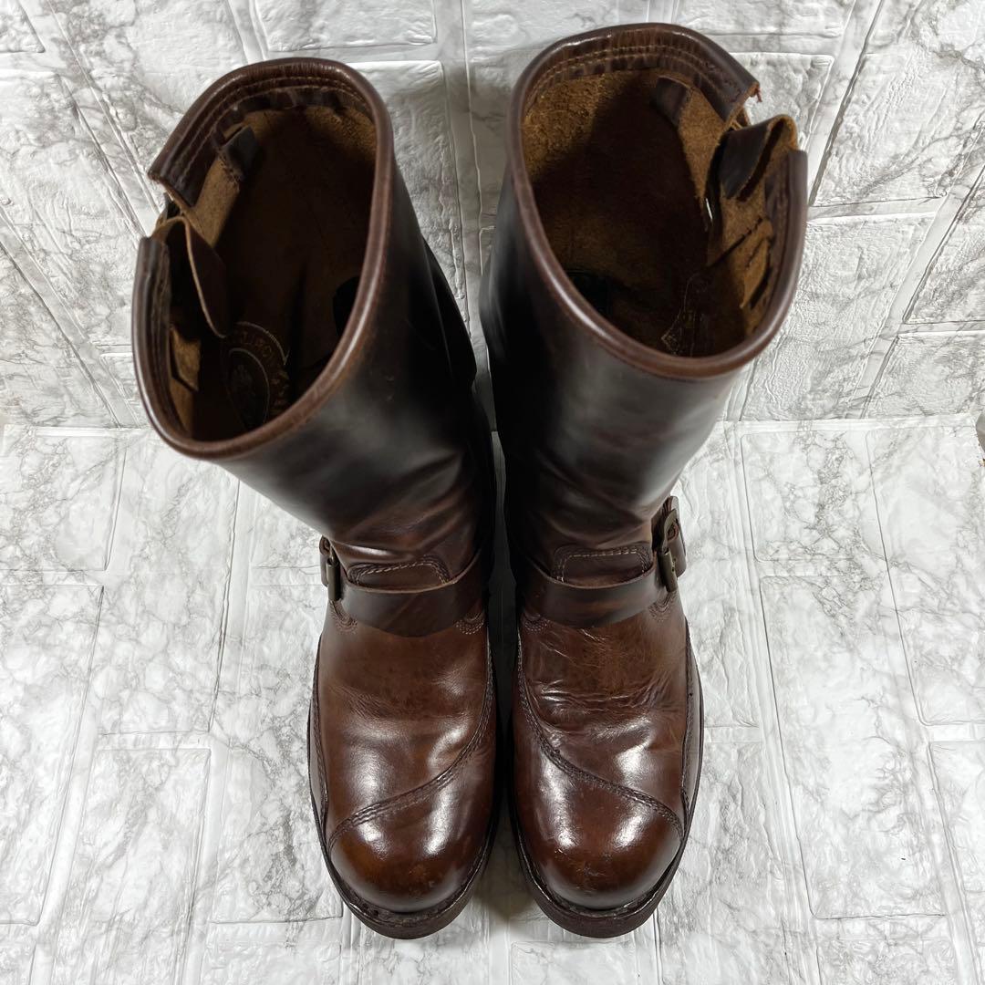 【美品】Sendra エンジニアブーツ　スチールトゥ　刺繍　ベッカム 27.5㎝