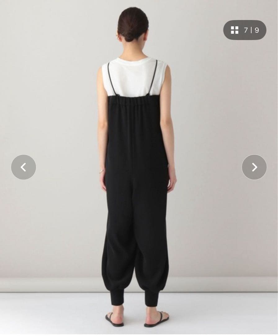 タグ付き カレンソロジー スリットヘムオールインワン