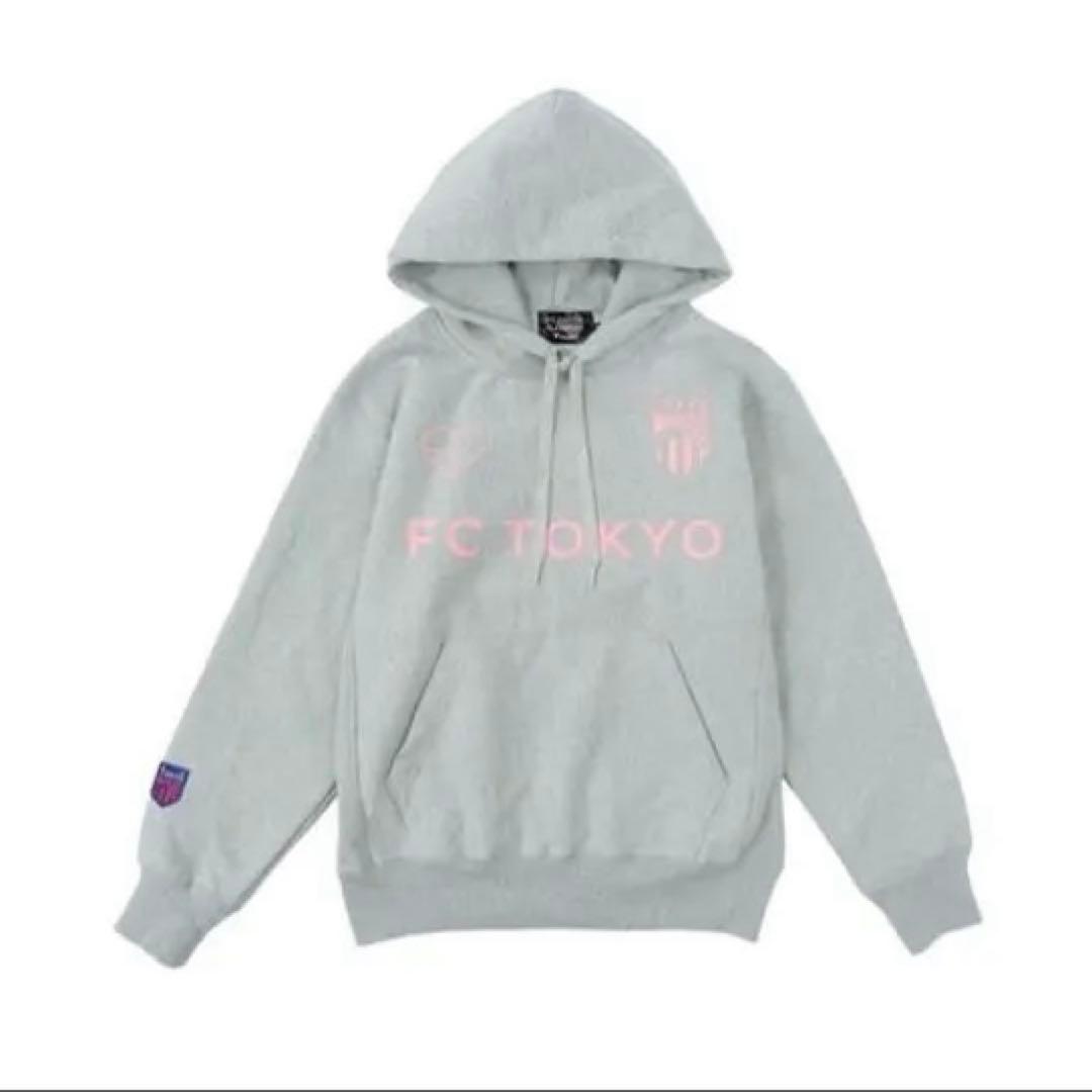 a*a様 FC東京　BLACKPINK フーディ　グレー　Lサイズ