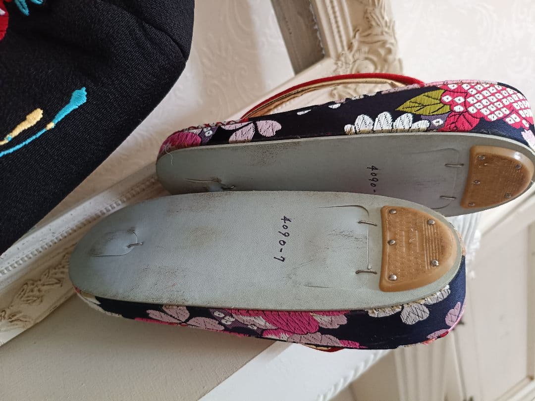 専用です☆アンティーク白系着物にだらり帯☆七五三フルセット