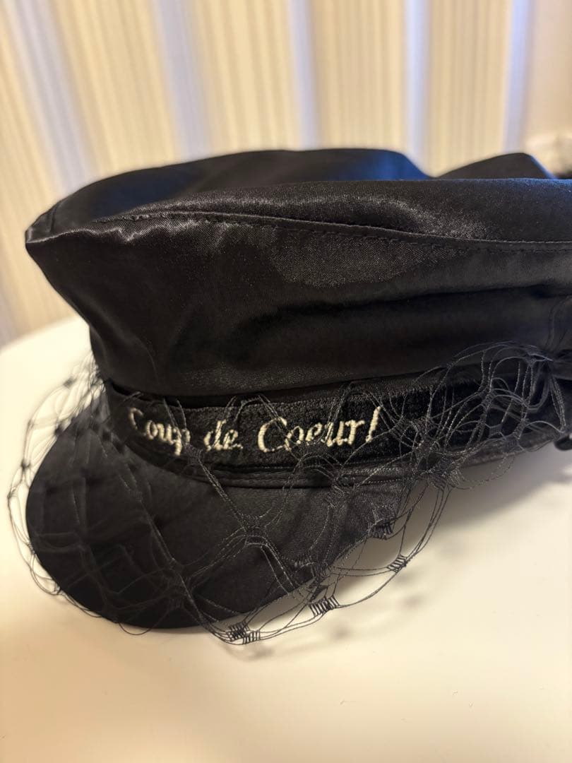 CA4LA チュール付きキャスケット　未使用