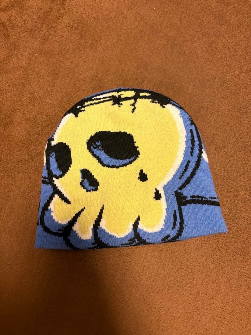 スカルデザイン ニットビーニー glogang