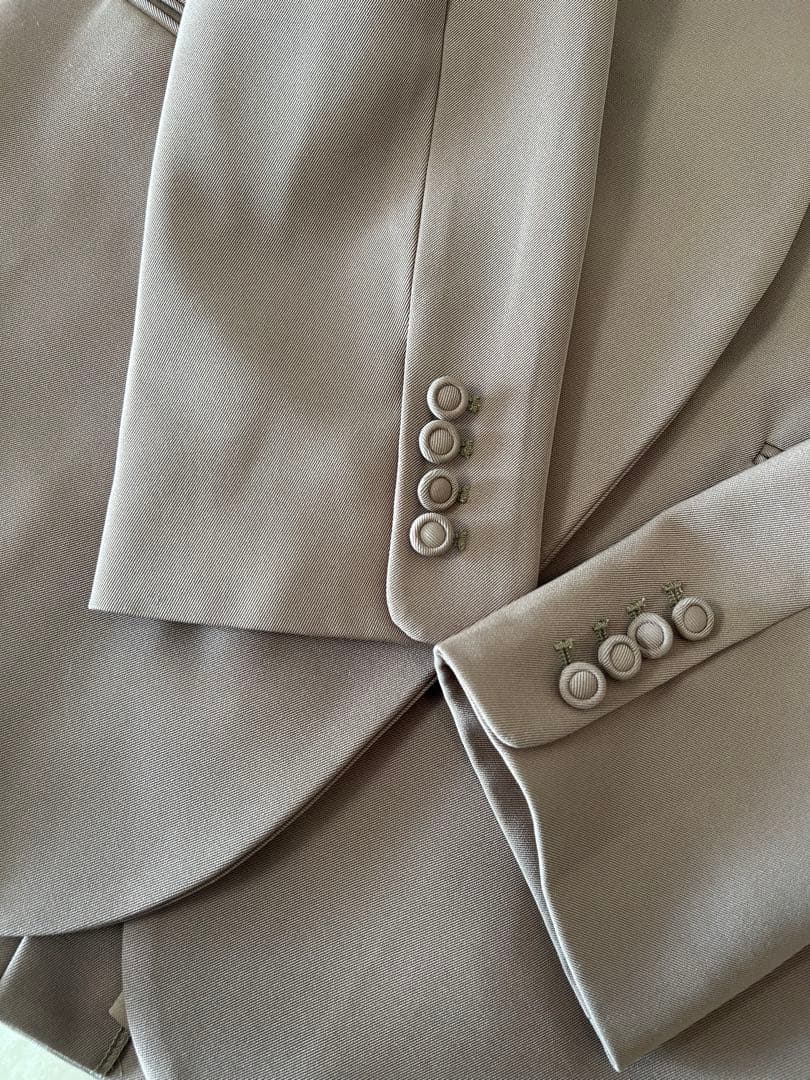 美品★ ESSENTIAL CURVE COLLAR JACKET