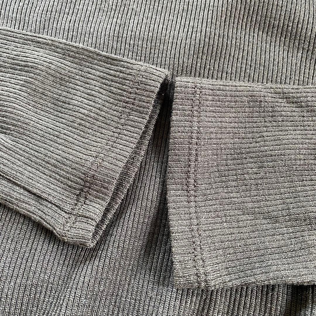 美品　カオス Chaos ウール サイドスリット タートルネック ワンピース