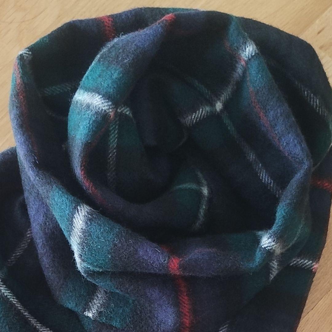 ジョンストンズカシミヤ　マフラー　カシミヤ100％　マッケンジー　スコットランド