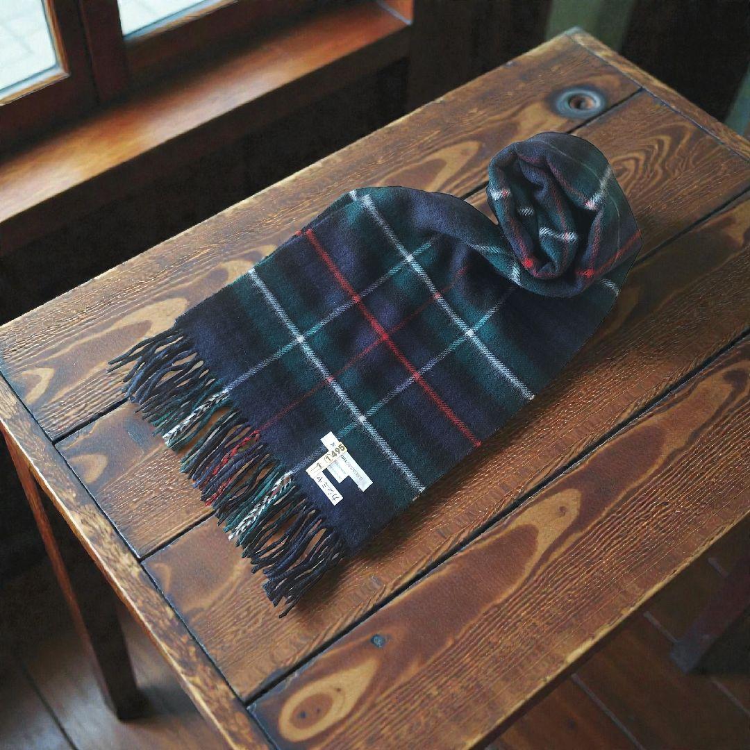 ジョンストンズカシミヤ　マフラー　カシミヤ100％　マッケンジー　スコットランド