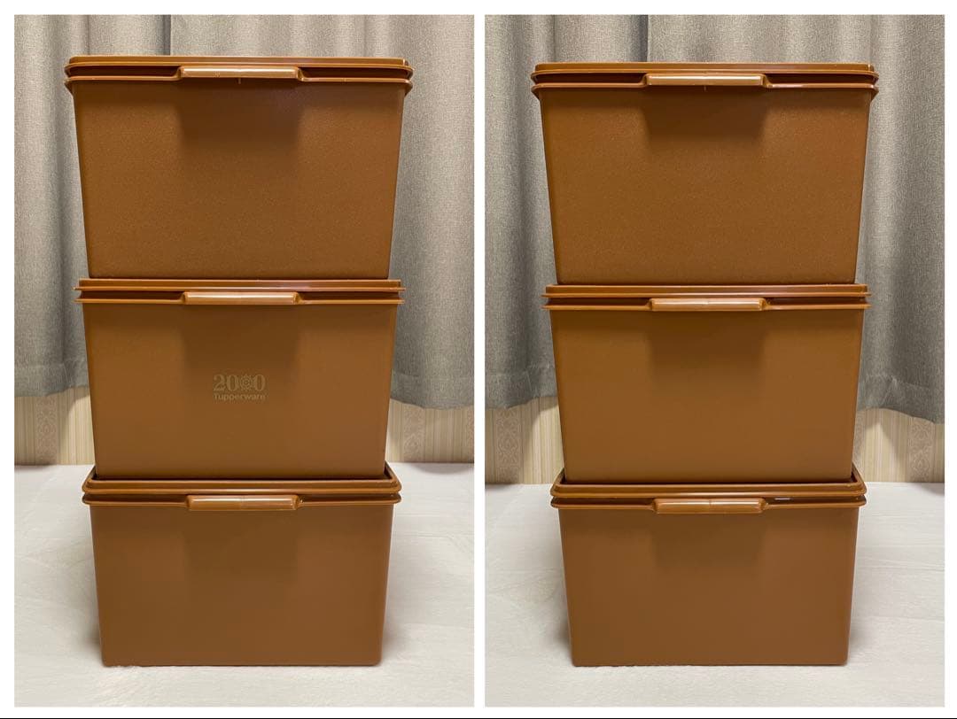 3個セット/タッパーウェア/ディープ/スーパーケース/衣装ケース/収納ボックス