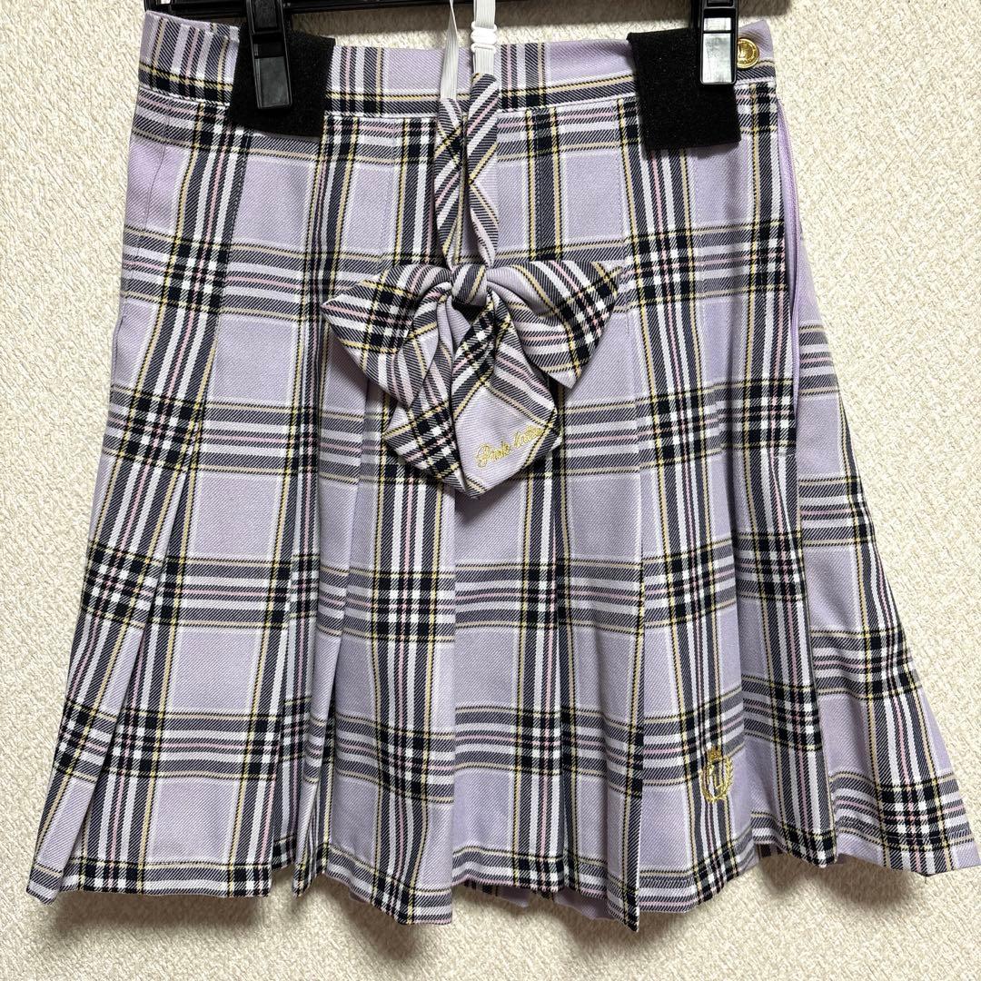 pis様★M165 ピンクラテ　卒服　パープル　ブラウス　ソックス　ローファー付