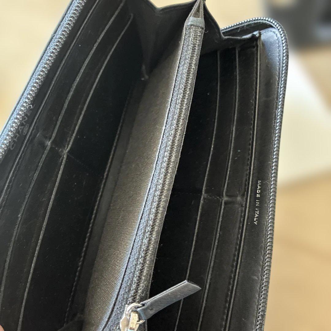 [お値下げ]シャネル長財布　キャビアスキン