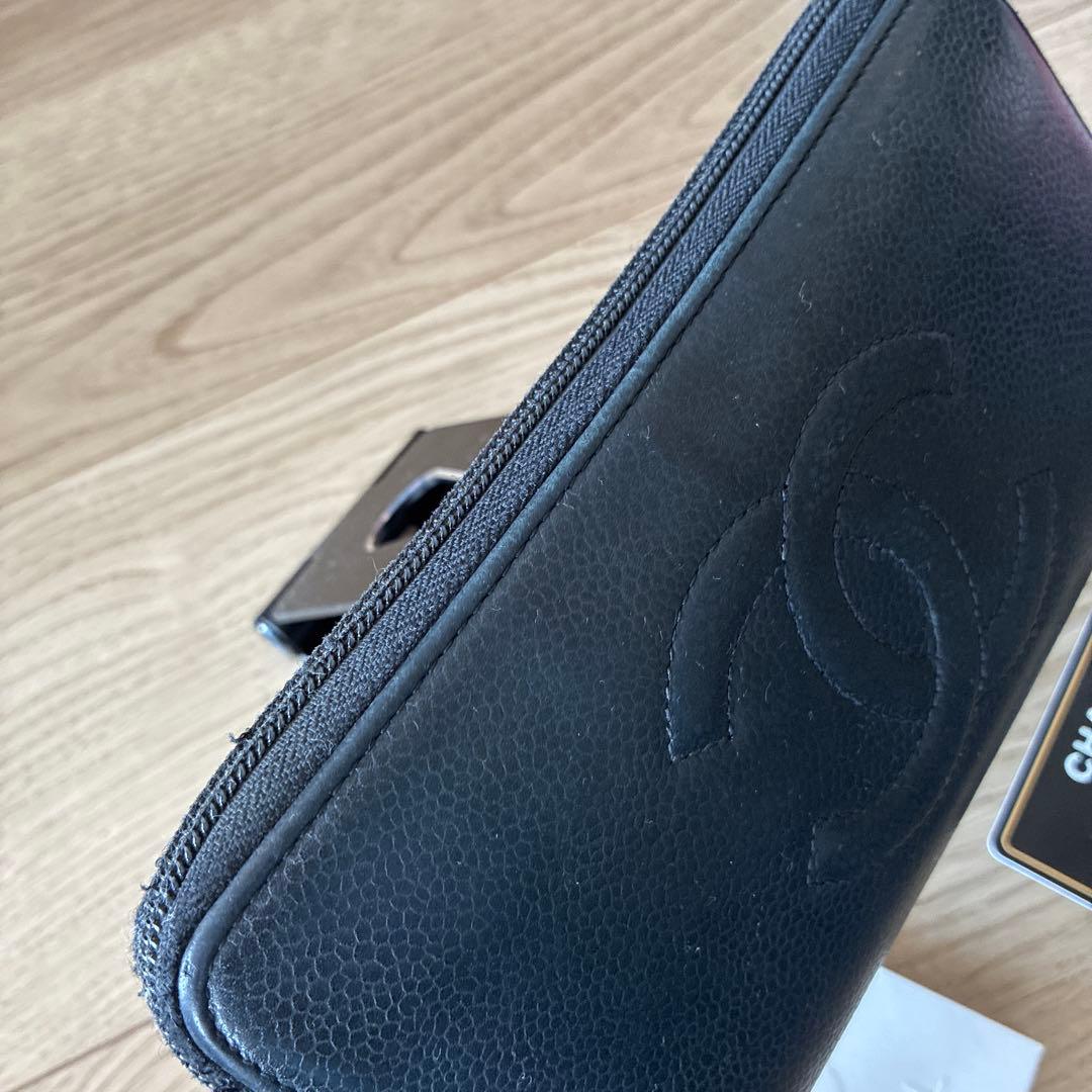 [お値下げ]シャネル長財布　キャビアスキン