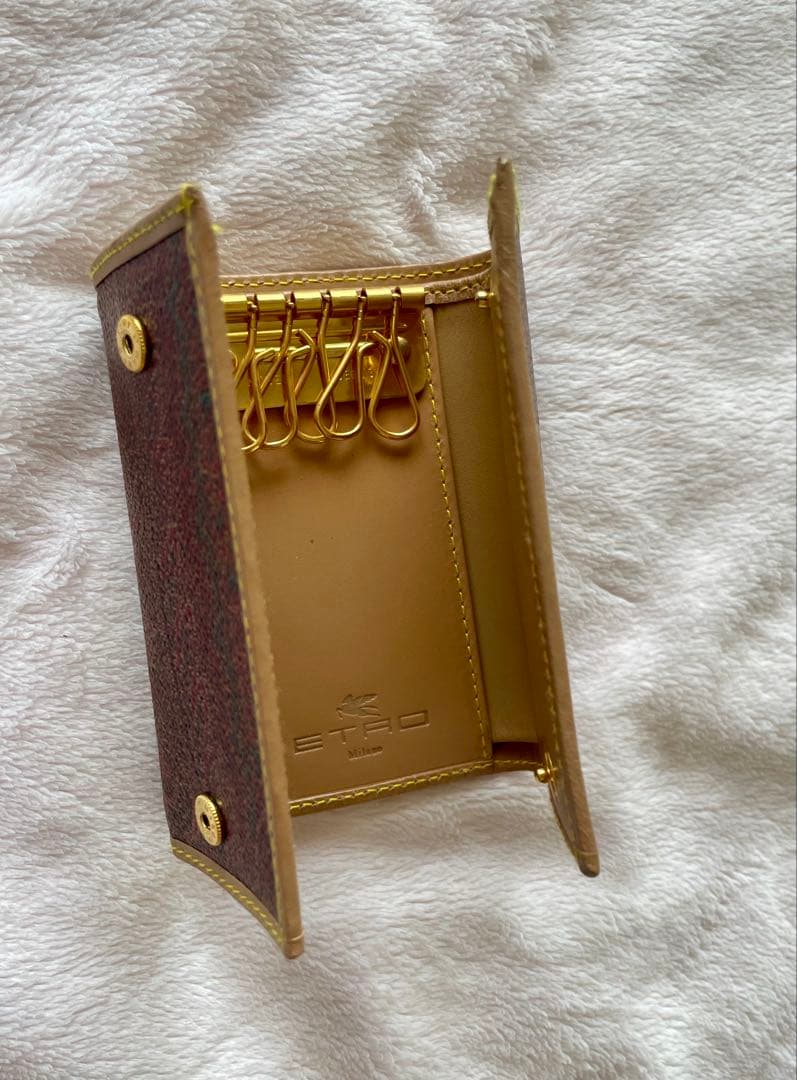 【新品・未使用】エトロ　キーケース　00158　6連　ペイズリー