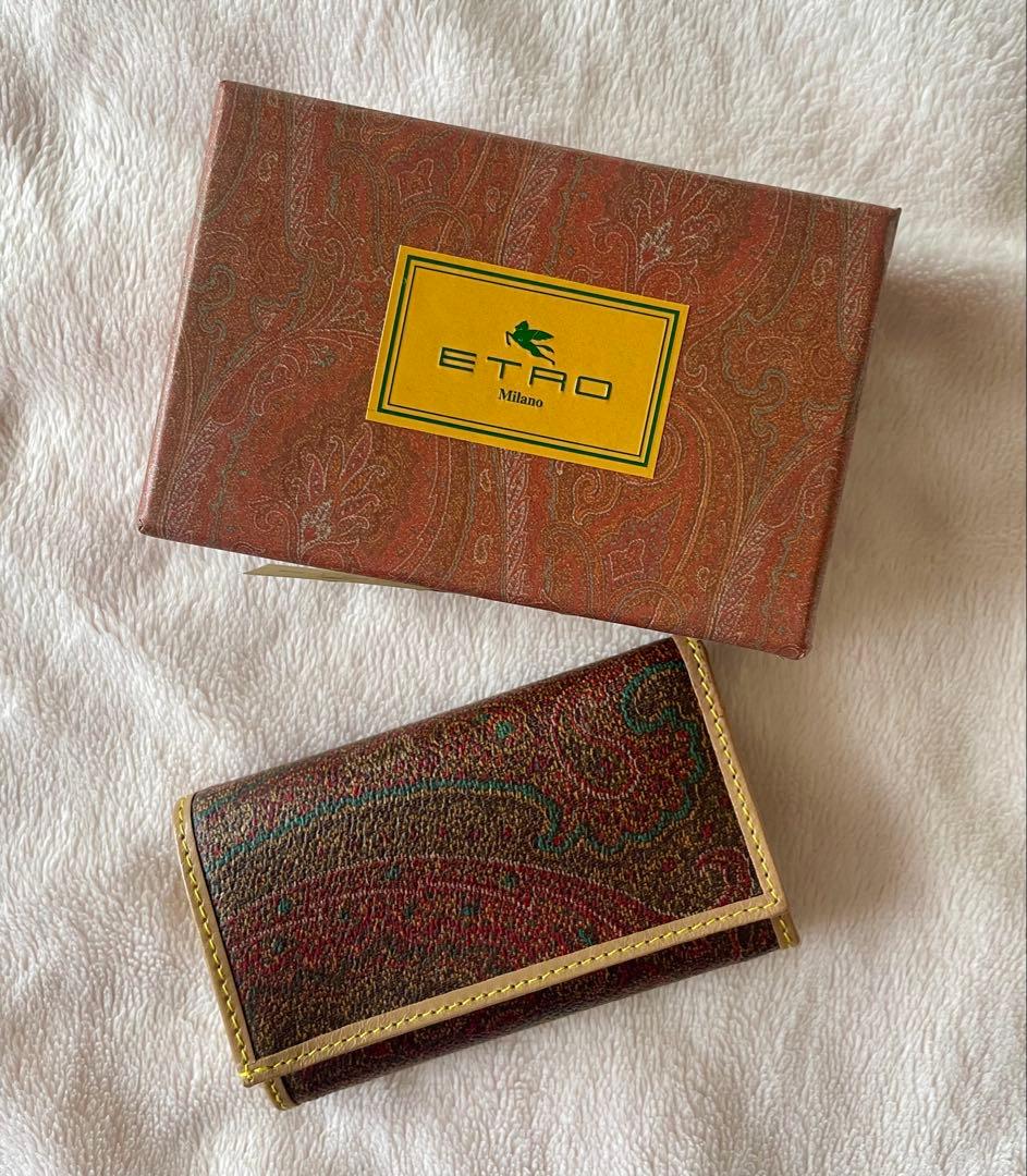 【新品・未使用】エトロ　キーケース　00158　6連　ペイズリー