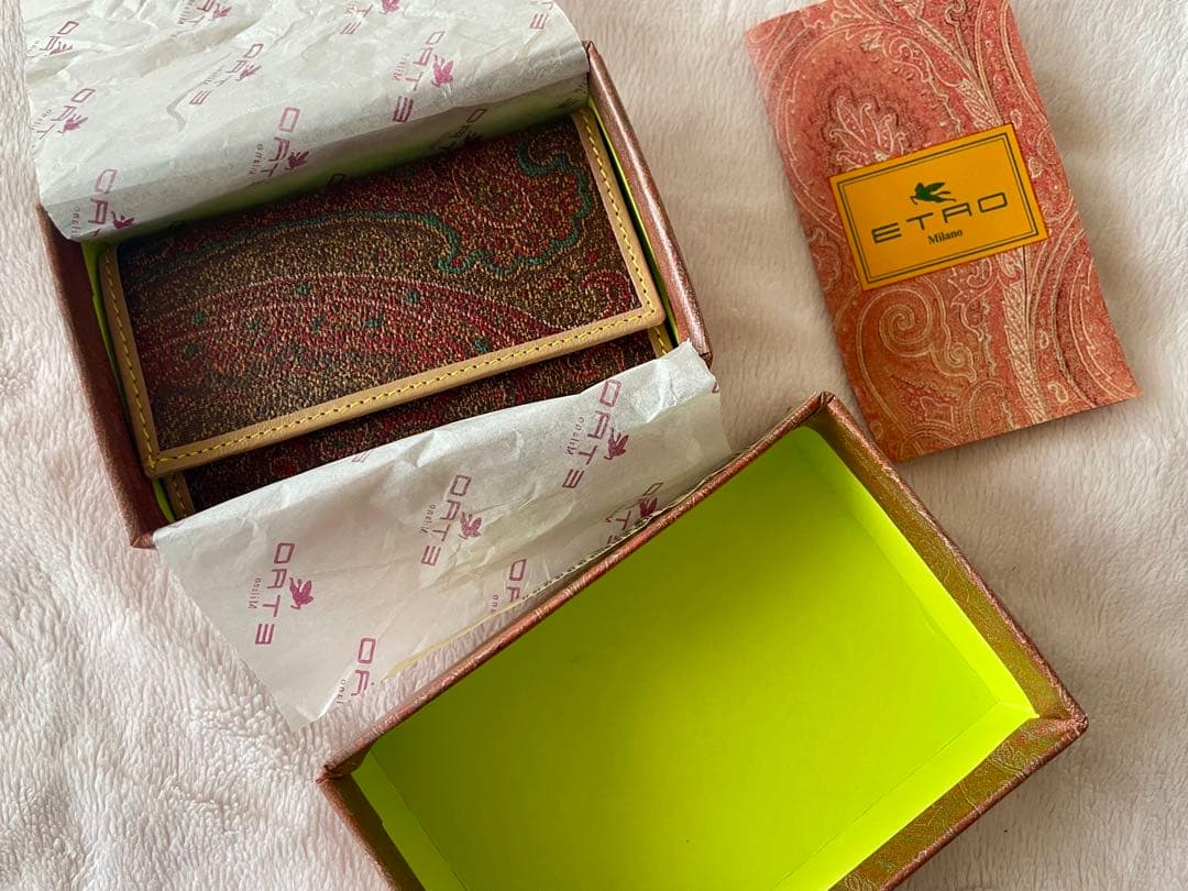 【新品・未使用】エトロ　キーケース　00158　6連　ペイズリー