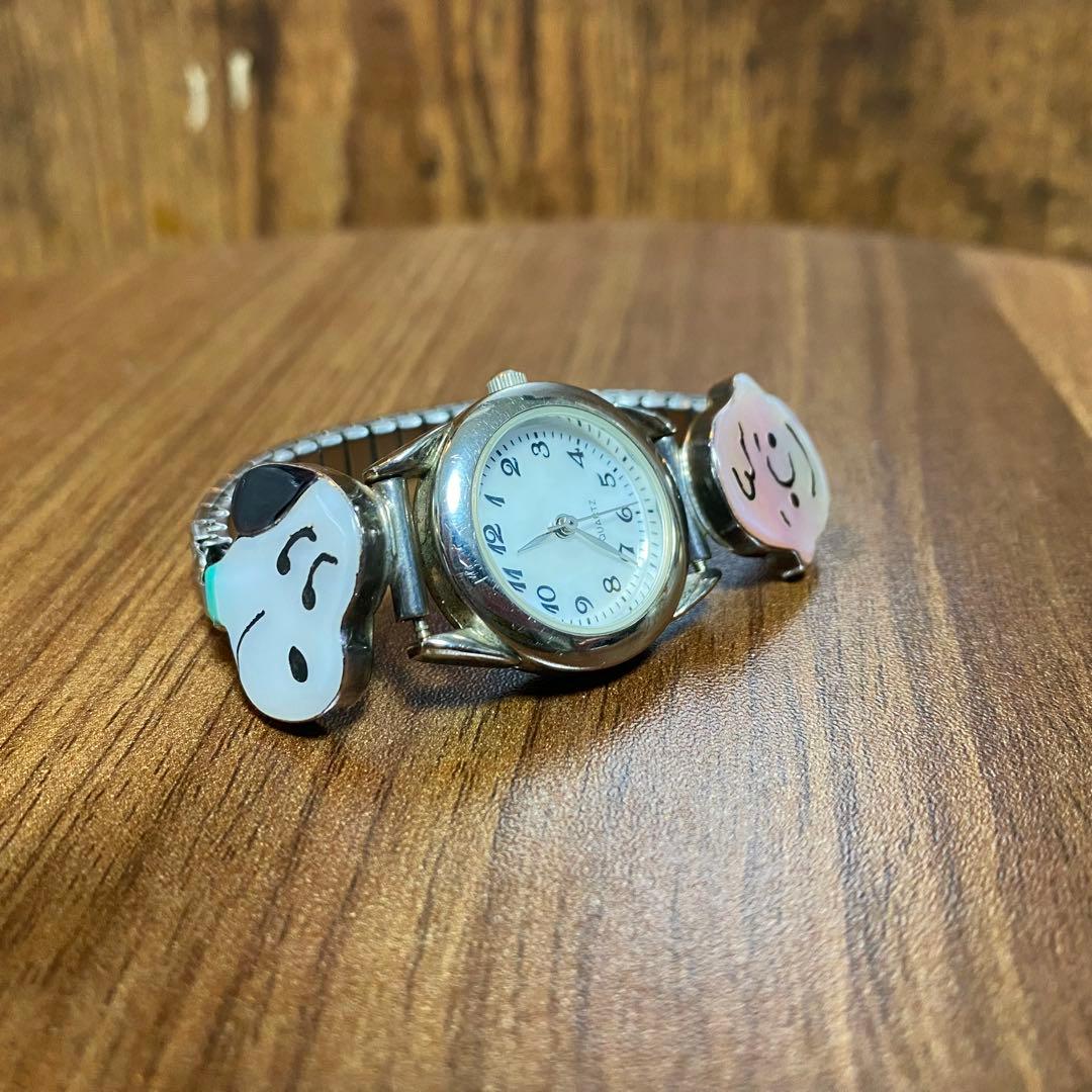 【最終タイムSALE】ズニ族 Paula Leekity スヌーピー 腕時計